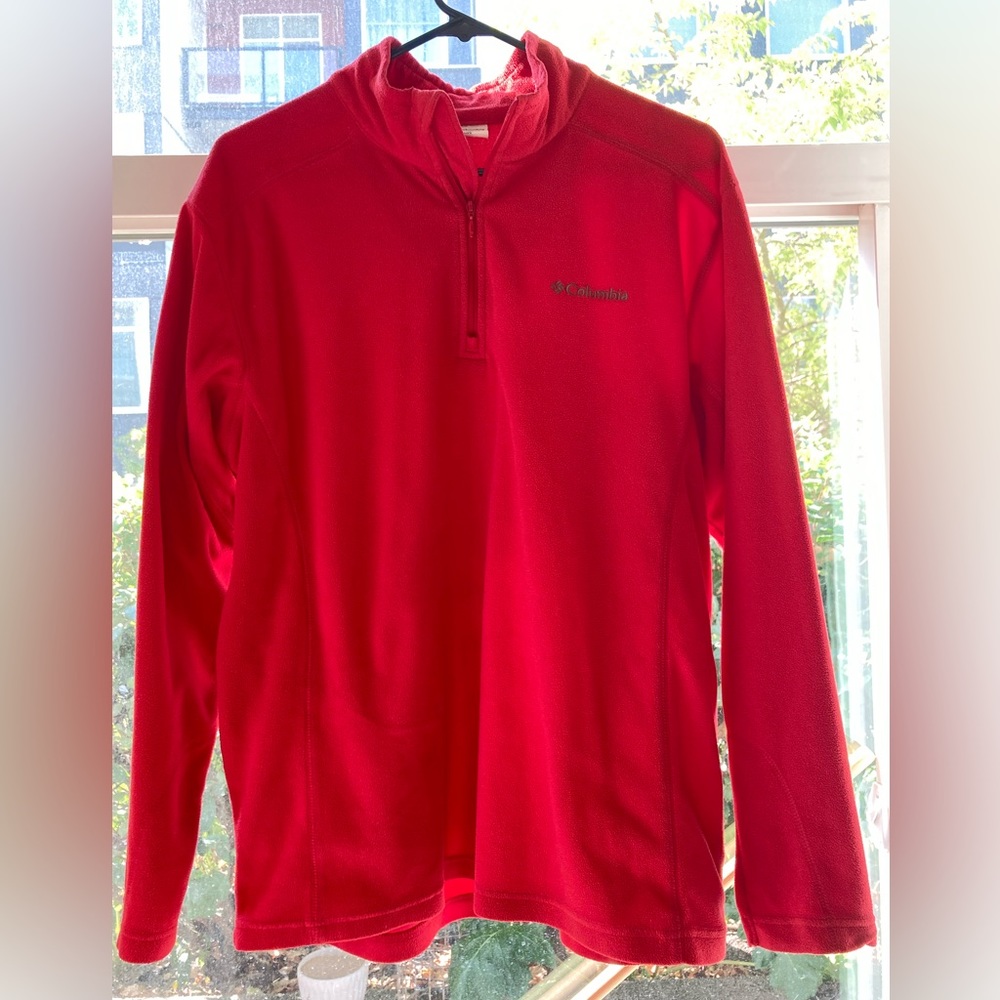 Columbia 1/4 zip fleece pullover